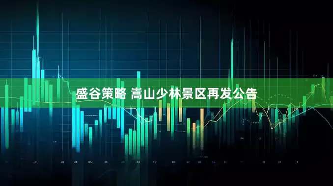 盛谷策略 嵩山少林景区再发公告