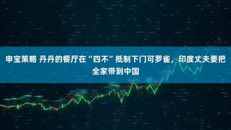 申宝策略 丹丹的餐厅在“四不”抵制下门可罗雀，印度丈夫要把全家带到中国